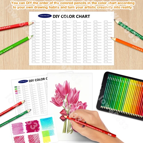120 Color Premium Art Drawing Pencils for Adults Coloring Books Soft Core NEW - Picture 4 of 21