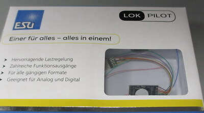 ESU 59616 LokPilot 5, DCC/SX/M4/MFX, Multi, Digital Decoder, 6-pin, NEM 651