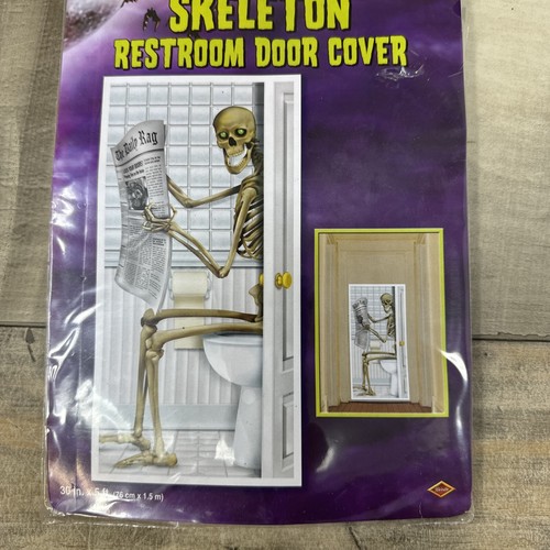 Skeleton Door Cover 30'' X 5' Halloween Birthday Party Decorations Supplies