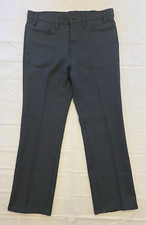 Vintage Levi's Men's 36X30 Dacron Cowboy Dress Slack Gray Pants USA Made