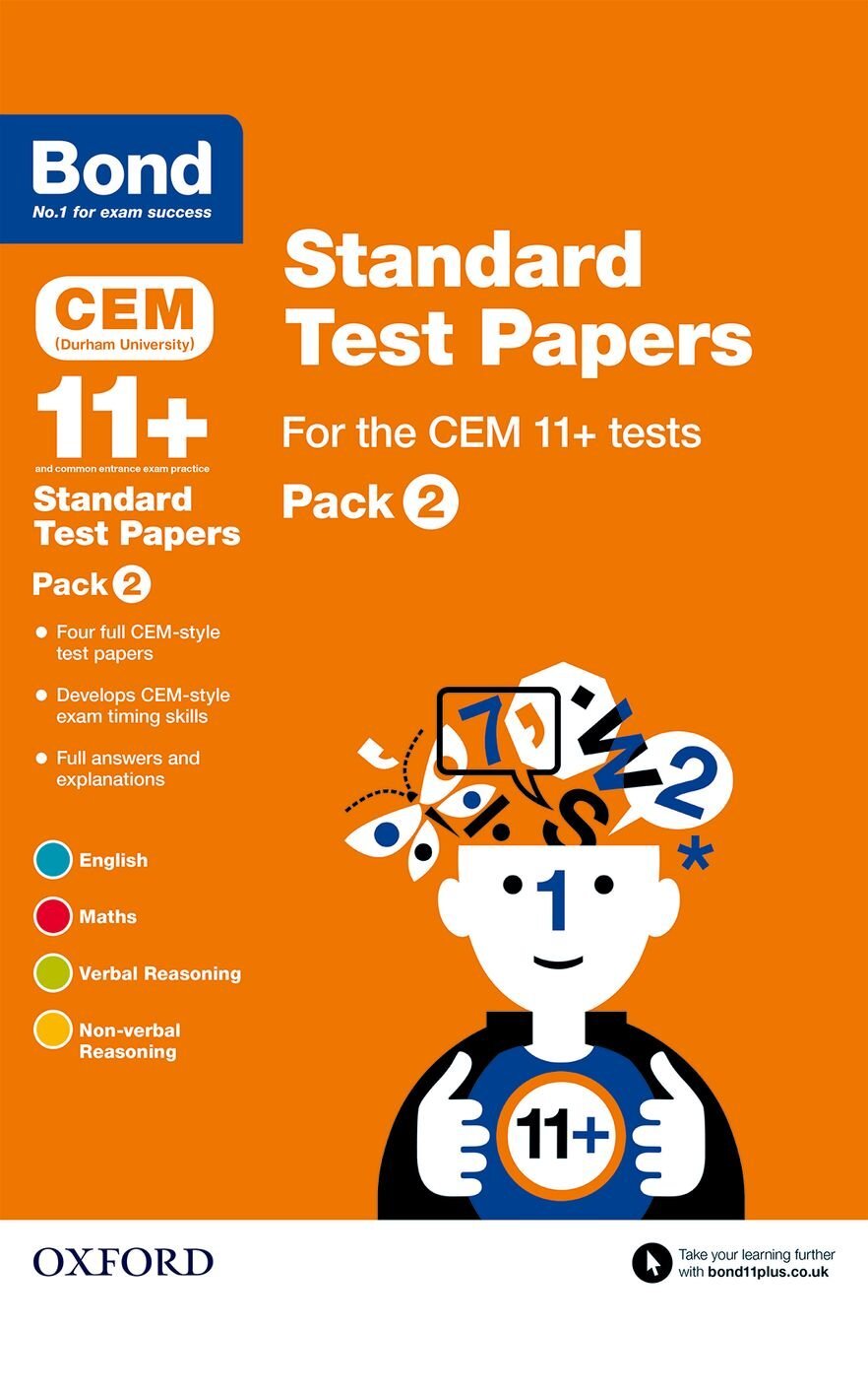 Bond 11+: CEM Standard Test Papers: Pack 2