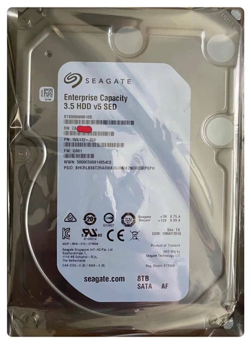 Compatible Seagate ST8000NM0105 8TB256MB7200RPM SATA 6.0Gb/s 3.5 Enterprise HDD - Picture 1 of 4