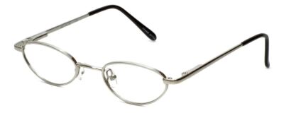 Flex Collection KIDS Designer Reading Glasses FL-75 in Chrome Silver 41 mm