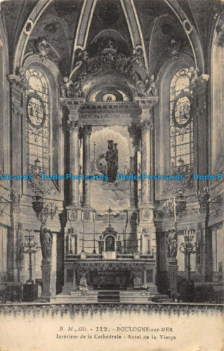 R053135 Boulogne sur Mer. Innenraum der Kathedrale. Altar der Jungfrau. B.M. - Bild 1 von 2