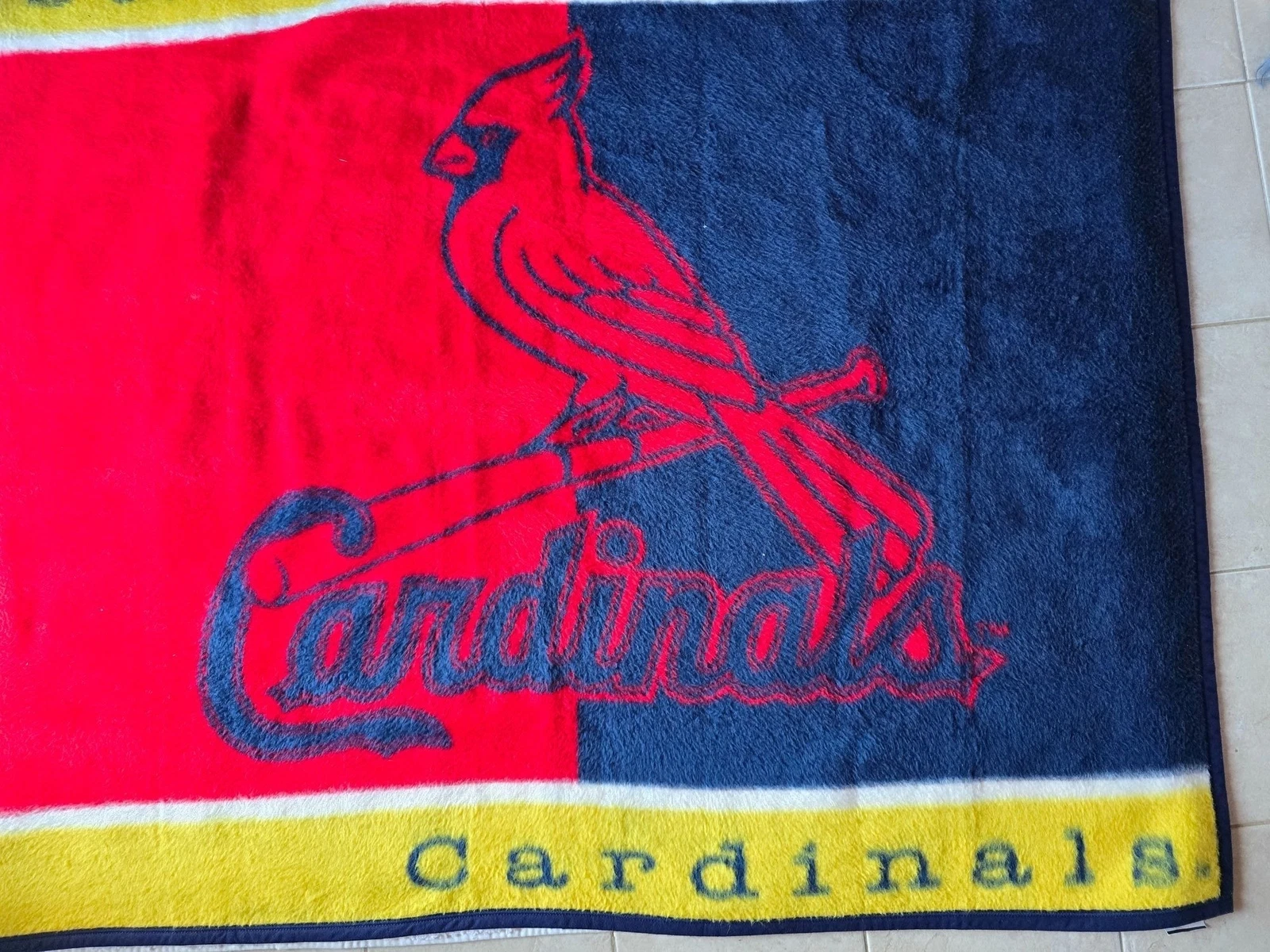 Fleece 60x50 Throw Blanket Baseball  Big Stick St Louis Cardin