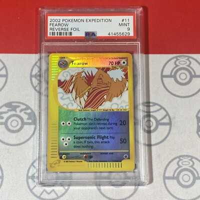 PSA 9 Fearow 11/165 Reverse Holo 2002 Pokemon Expedition 41455629