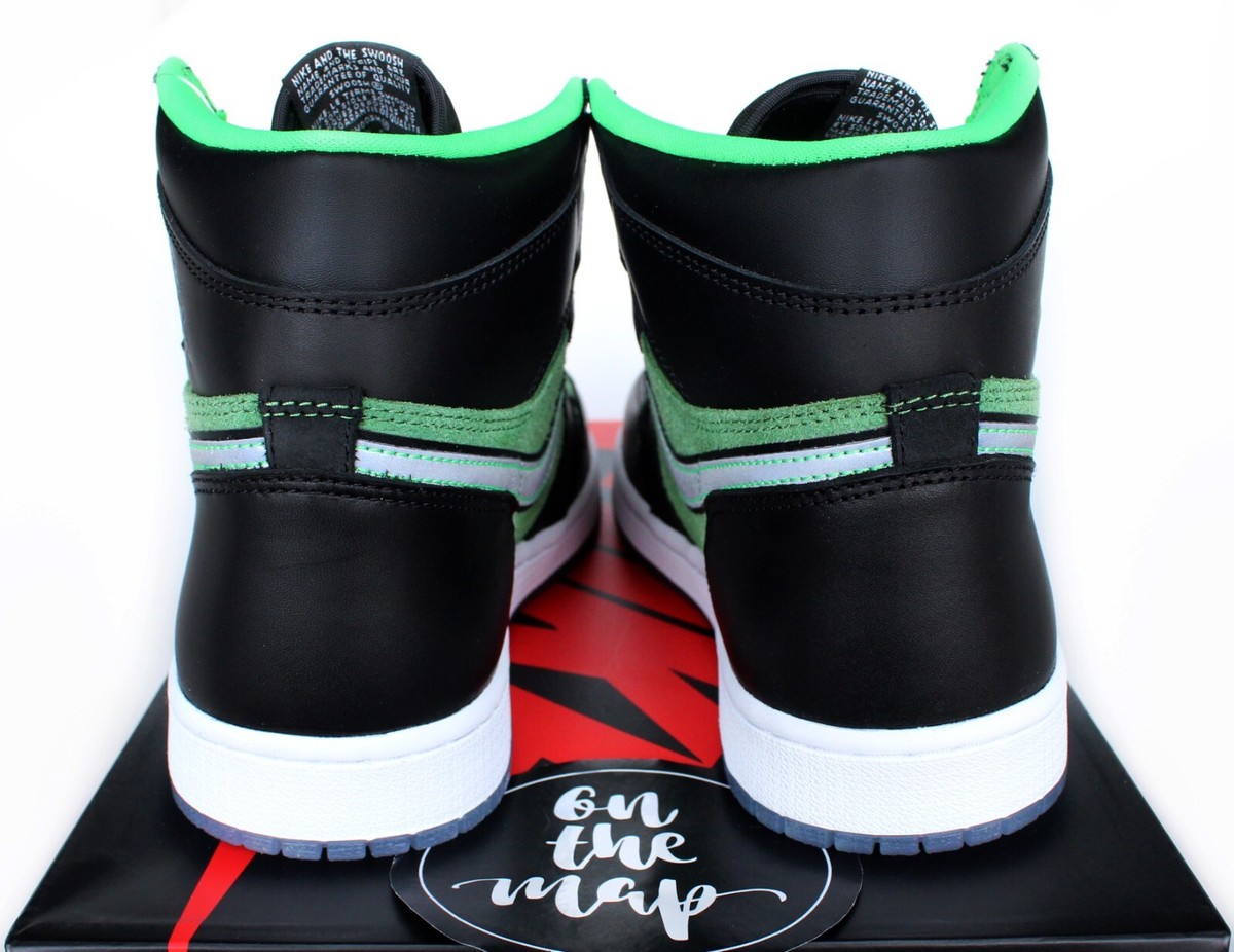 Nike Air Jordan 1 Retro High Zoom Rage Zen Green UK 5 8 9 10 11 12