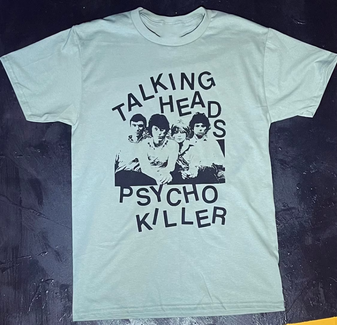 Vintage Talking Heads Album T-shirt White Short Sleeve S to Vintage Talking Heads Album T-shirt White Short Sleeve S to
