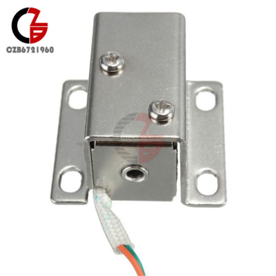 QWORK® Electric Solenoid Lock , DC 12V Slim Design Assembly for