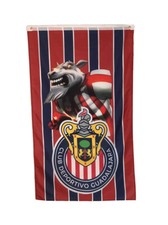 Chivas Guadalajara Mexico Futbol Soccer New Flag Jersey Style 3x5 Bandera Mascot