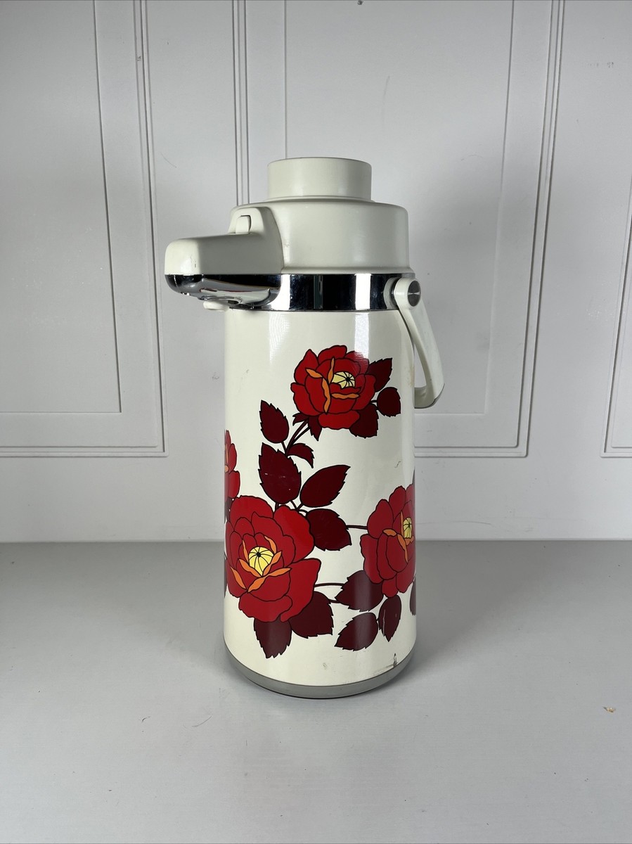 Vintage Universal Yuil Thermos Ware Floral Thermos Air Pot