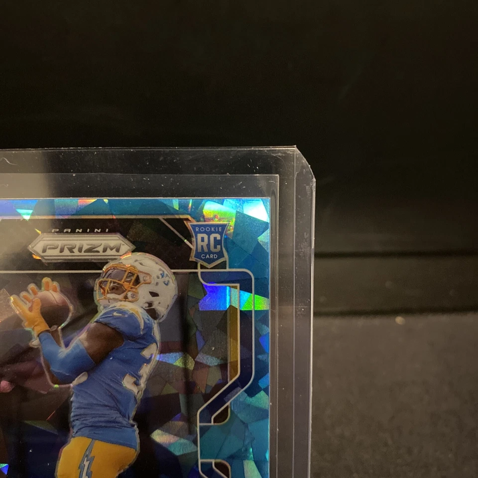 2021 Prizm Blue Cracked Ice Rookie Larry Rountree III /99 - Image 3 of 4