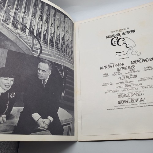 Coco Katherine Hepburn Vintage Musical Play Program - Picture 2 of 5