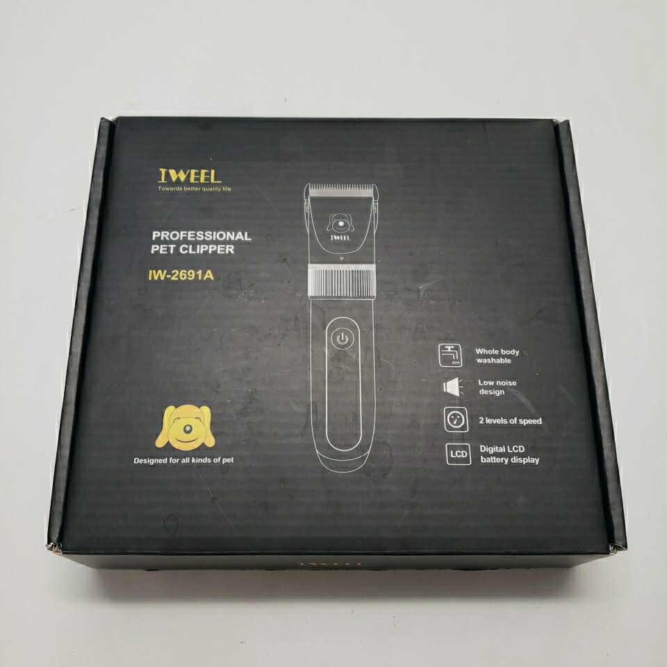 Tweel Professional Pet Clippers Model IW-2691A 2 Speed Digital, Complete In Box