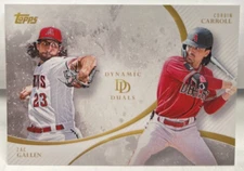 Corbin Carroll / Zac Gallen 2023 Topps Dynamic Duals RC #14 - DIAMONDBACKS - SP