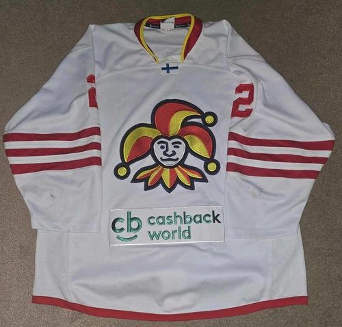 Jokerit Game Worn Used Junior Jersey Oliver Felixson Finland Hockey