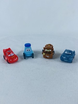 Disney Pixar Cars Micro Squinkies Lot of 4 Lightning McQueen Mater