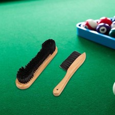 2 Pieces Pool Table Brush Set Professional Billiard Brush for Club Bar Home