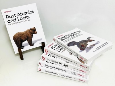 O'Reilly Machine Learning & Programming Books Set Of 6 - AI, MLOps, Concurrency