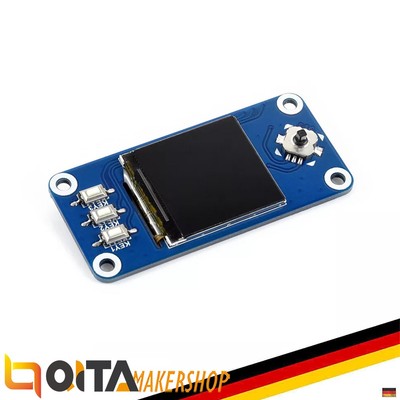WaveShare 1.3 Zoll 240x240 IPS LCD Display HAT für Raspberry Pi, SPI, ST7789