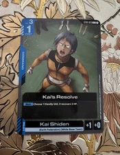 Gundam Card Game Kai's Resolve ST01-013