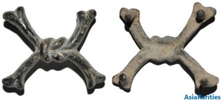 (33927) Soghdian bronze belt decoration.