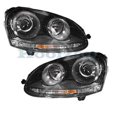 Para 05-10 Jetta/06-09 GTI Faro Xenón Faro Lámpara Cabeza sin Bombilla JUEGO DE PAR