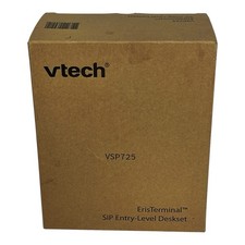 VTECH - ErisTerminal SIP Entry-Level Deskset Phone Accessories VSP725 NIB