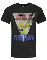 Junk Food Clothing Pink Floyd MäNner Klein KurzäRmeliges T-Shirt