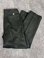 90's Polo Ralph Lauren Stretch Straight Fit Black Pants Size 34x33 Dress Chinos