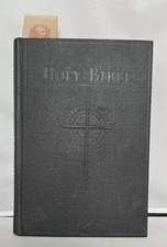 VTG The Holy Bible Saint Joseph New Catholic Edition 1962 w/Bookmark