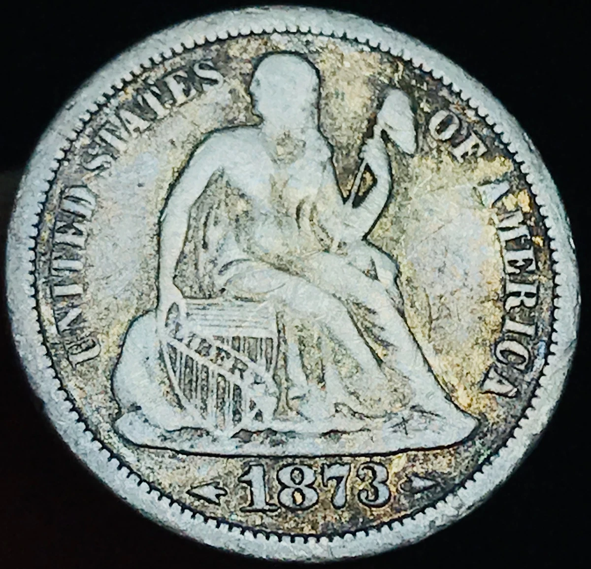 最終値下げ！アメリカ　リバティー　 1873 Year Seated Liberty Dimes (1837-1891) for sale | eBay