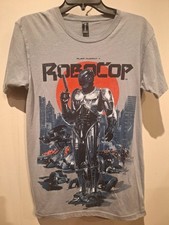 Small 80s Movie Robocop Retro Vintage Style Graphic Pop Culture T Shirt