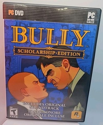 Bully Scholarship Edition (PC,DVDROM) CIB With Soundtrack, Map, Eng & Fr Manuals