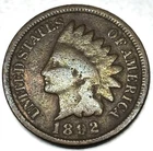 1892 Indian Head Cent Penny Good Condition 1c One Cent US Coin- 0724
