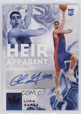 2021-22 Panini Court Kings Heir Apparent Ruby 82/99 Luka Garza #HA-LGZ Auto 0jr6