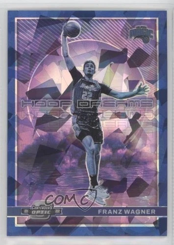 2021 Panini Contenders Optic Blue Cracked Ice Prizm /75 Franz Wagner Rookie RC