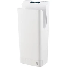 High Velocity Vertical Automatic Hand Dryer W/ HEPA Filter White 110-120V