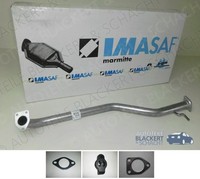 Imasaf Auspuff Mittelrohr für Mitsubishi Pajero Pinin 1.8 16V 84KW 5-TüRer 01-06