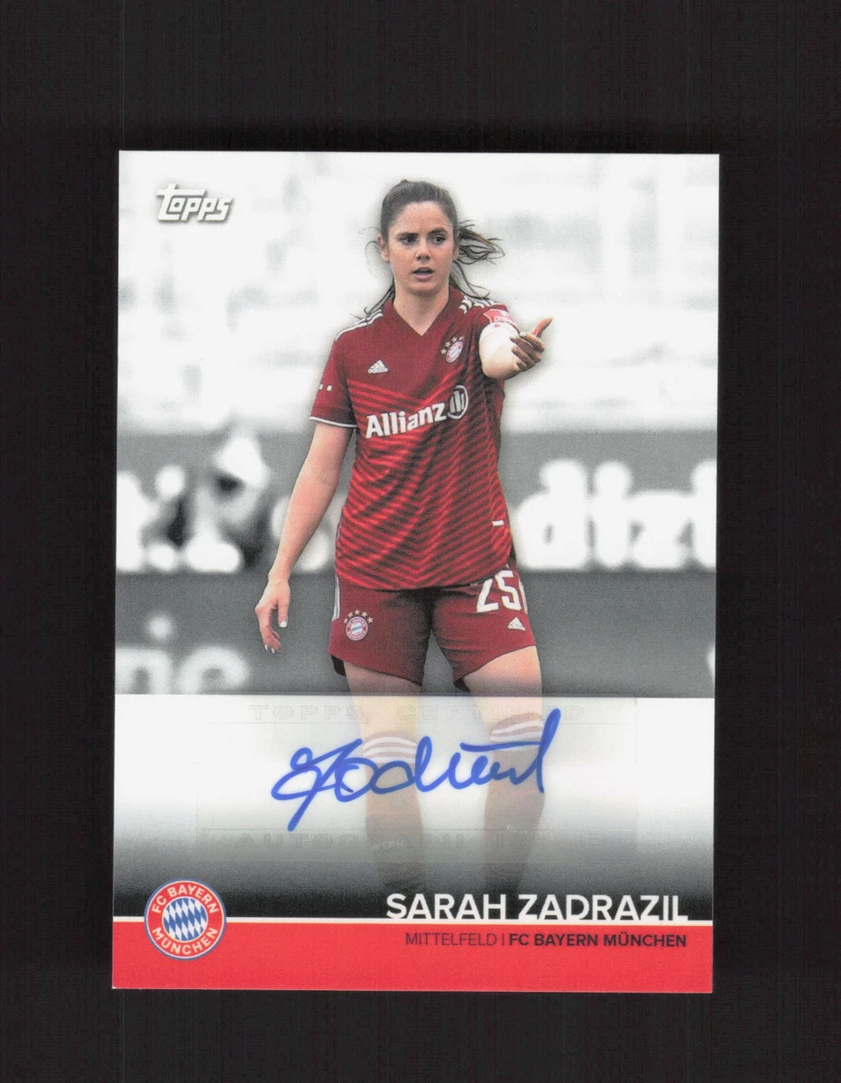 2021-22 Topps FC Bayern Munchen Team Set - Sarah Zadrazil #BCW-SZ