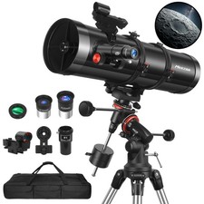 MEEZAA Telescope, 150EQ Newtonian Reflector Telescope for Adults Astronomy