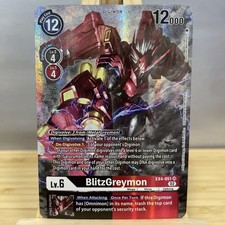 Digimon Card Game BlitzGreymon EX4-051 SR Foil