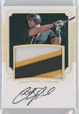 2017 Panini National Treasures Holo Gold 5/10 Chad Pinder #RJSV-CP Auto 0g4