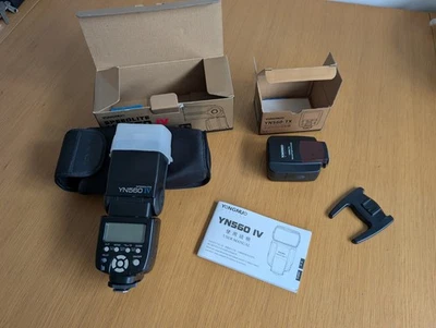 YONGNUO Speedlite YN560 IV & Manual Flash Controller YN560-TX for Fuji - Image 1 of 4