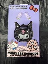 New Cute Sanrio Hello Kitty Kuromi Bluetooth Wireless Earbuds w/ Charging Case