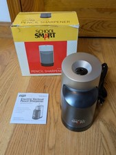 SCHOOL SMART 084437 Electric Vertical Pencil Sharpener Heavy-Duty Helical Blade
