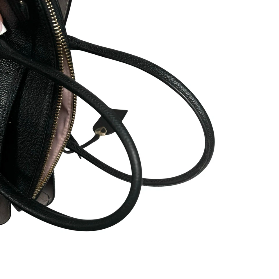 Bolso Cartera Kate Spade Negro Cuero Guijarro Margaux Mediano (Sin Correa) Foto 2 de 4