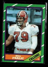 Bill Fralic RC: 1986 Topps Rookie Card #367. rookie card picture