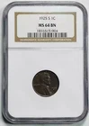 1925 S Small Cents Lincoln Wheat Penny NGC MS-64 BN