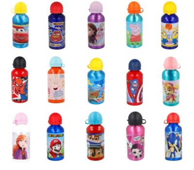 Kinder Figur Aluminium Trinkflasche Kinder Back to School